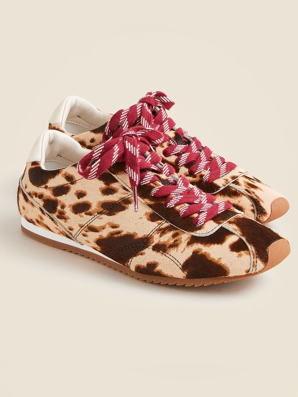 J Crew Women's Leopard Print Casual Sneakers Size 7